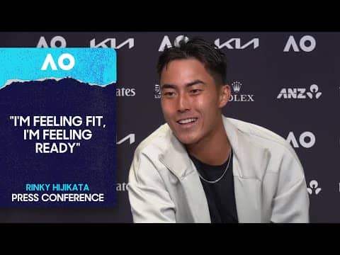Rinky Hijikata Press Conference | Australian Open 2026 Frist Round
