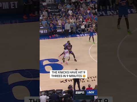The Knicks came out HOT to start the game 😮‍💨