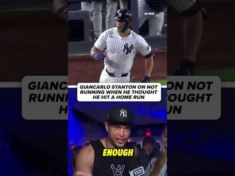 Giancarlo Stanton’s got jokes 😂 #mlb #shorts #yankees