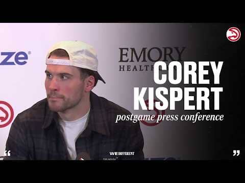 Hawks vs. Rockets Postgame Press Conference: Corey Kispert