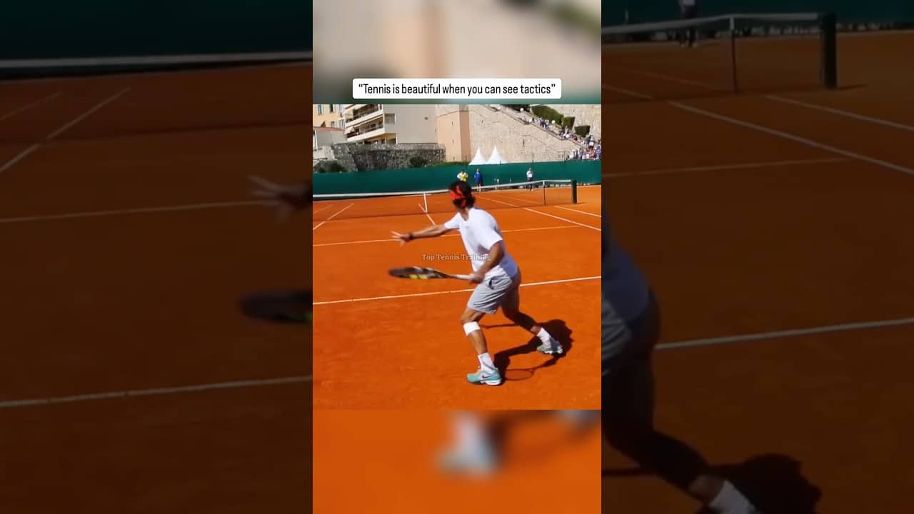Rafa Nadal Brutal Hitting (court level)