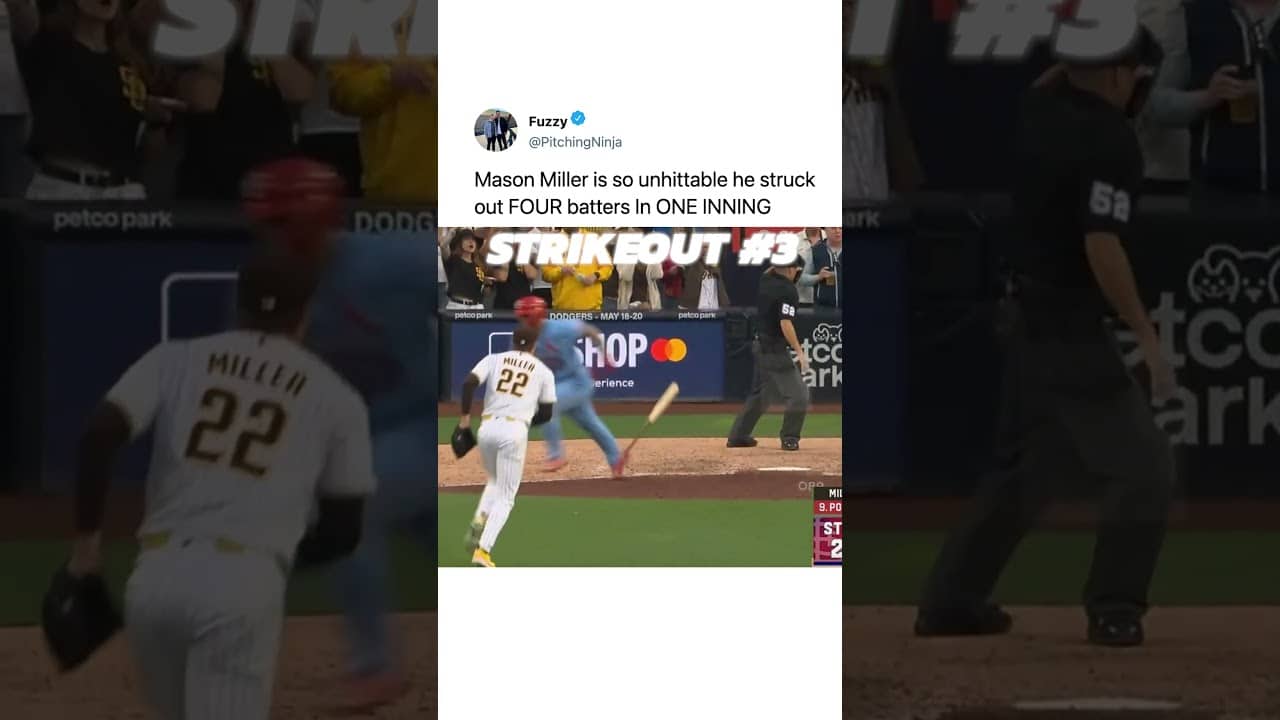 4 strikeouts in one inning?! 🤯