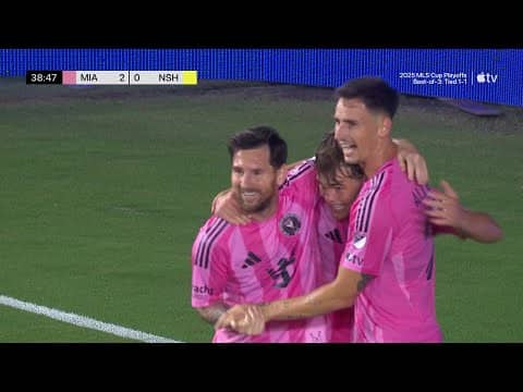 Messi Completes FIRST HALF BRACE in Game 3! | 2025 Audi MLS Cup Playoffs
