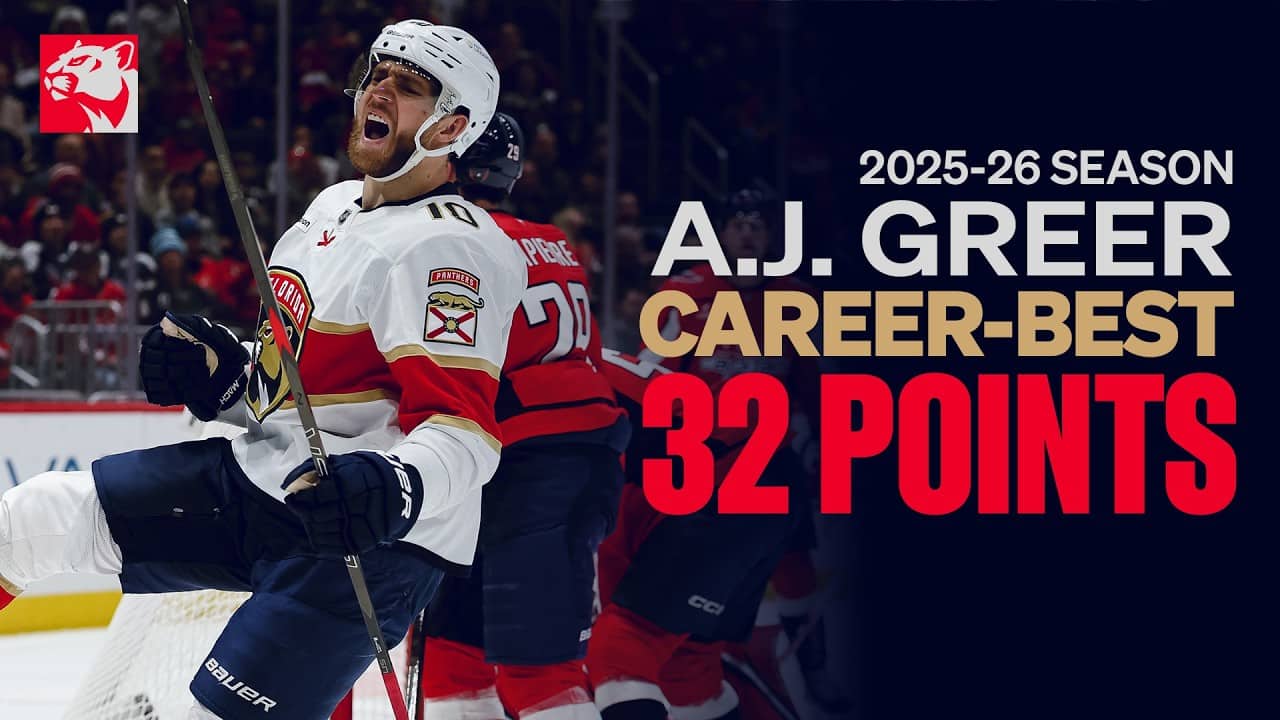 AJ Greer's CAREER-BEST 2025-26 Season with the Panthers