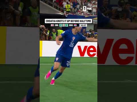CROATIA GOAL 🇭🇷 It's tied again courtesy of Petar Musa