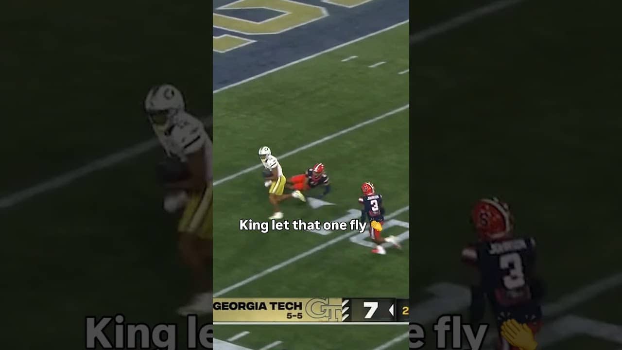 King is always spot on 💯 #georgiatech #accfootball #collegefootball