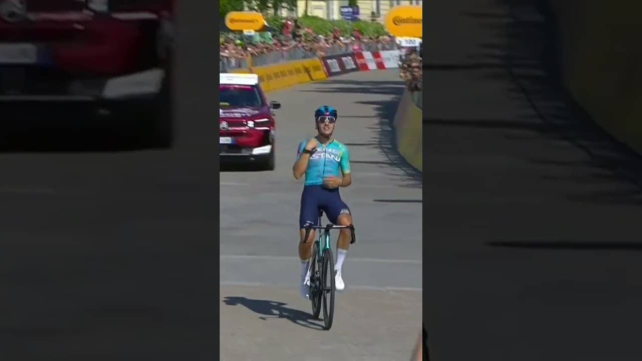 Big occasions = Alberto Bettiol 👏 Bettiol takes Stage 13 of the Giro after a sensational attack 🔥