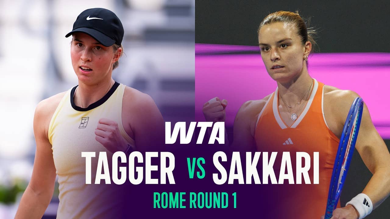 Lilli Tagger vs. Maria Sakkari | 2026 Rome Round 1 | WTA Match Highlights