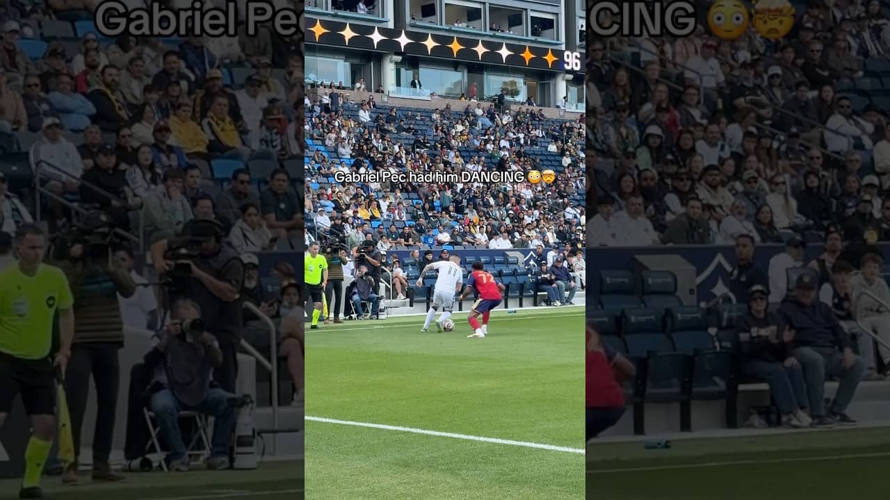 INSANE Gabriel Pec Joga Bonito Skills ๐ณ #lagalaxy #mls
