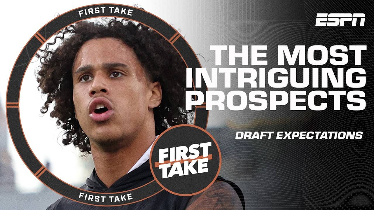 Jordyn Tyson, Jeremiyah Love & the MOST INTRIGUING NFL draft prospects 🧐 | First Take