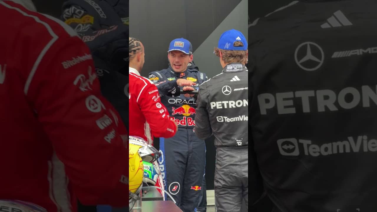 Back on the podium, buzzing to be there 👏 #F1 #RedBullRacing