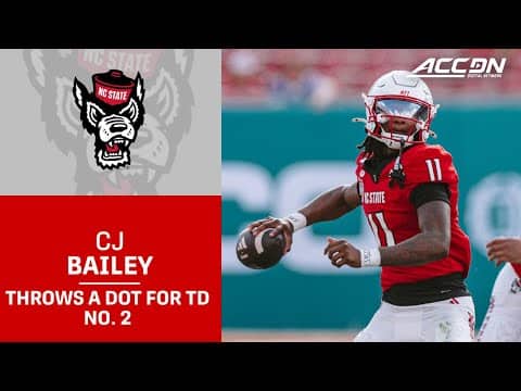NC State's CJ Bailey Delivers A Dot For TD No. 2