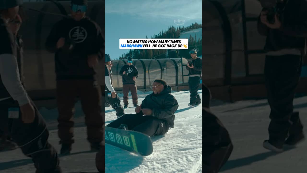Marshawn Lynch Takes on the Slopes 🏂