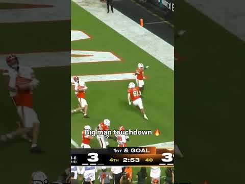 That was beautifully executed 🤩 #miamihurricanesfootball  #accfootball #collegefootball #sports