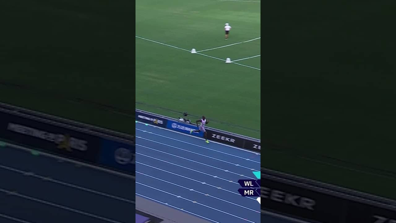 Marco Arop destroys the field with MASSIVE 1:41.84 800m in Paris #DiamondLeague