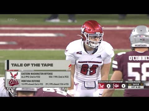 Efton Chism college football highlights at Eastern Washington