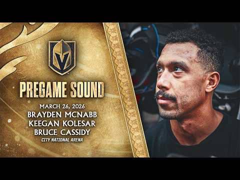 🎥 PREGAME SOUND: McNabb, Kolesar & Cassidy