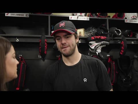 Nico, Cotter and Keefe speak ahead of Devils at Vancouver