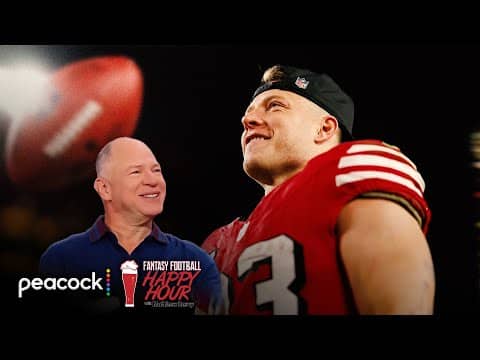 Fantasy MVP debate: CMC, Taylor, Robinson, JSN, or Nacua? | Fantasy Football Happy Hour | NFL on NBC