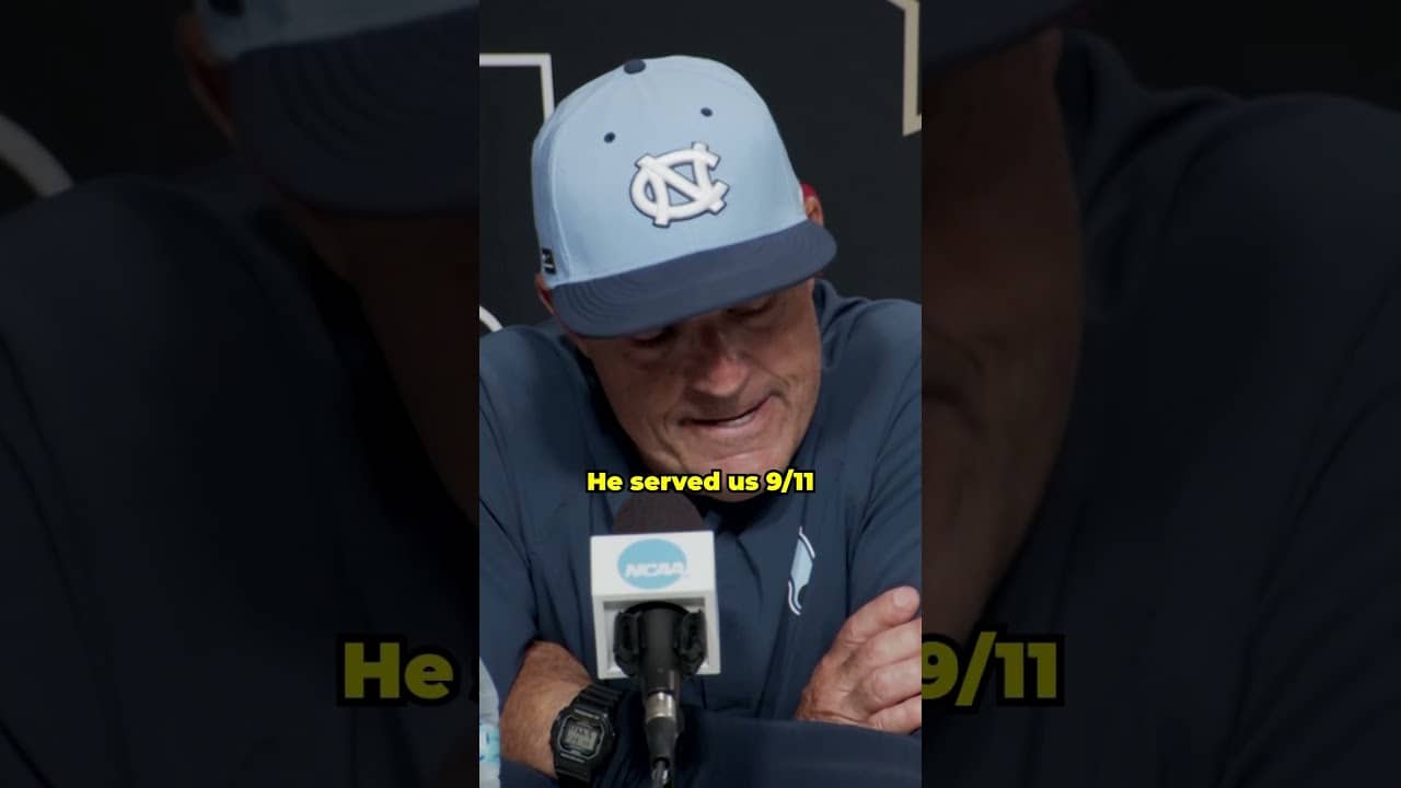 UNC's HC Scott Forbes on seeing Erik Paulsen's strength this Father's Day 🩵 #shorts
