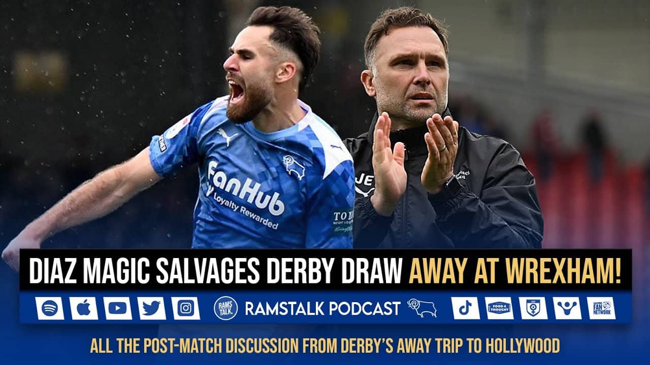 Brereton Diaz Magic Salvages Derby Draw Away At Wrexham!