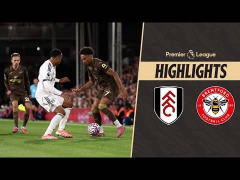 Damsgaard strikes in derby defeat | Fulham 3-1 Brentford | Premier League Highlights