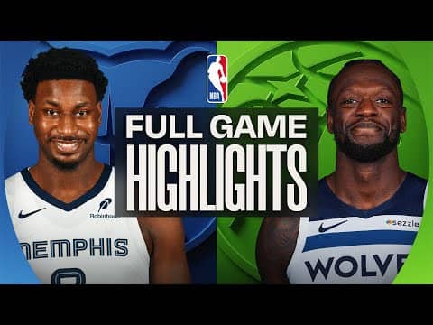 GRIZZLIES at TIMBERWOLVES | FULL GAME HIGHLIGHTS | December 17, 2025