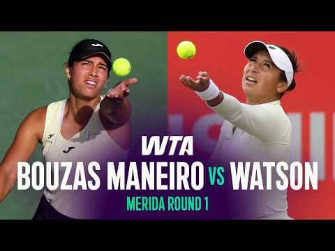 Jessica Bouzas Maneiro vs. Heather Watson | 2026 Merida Round 1 | WTA Match Highlights