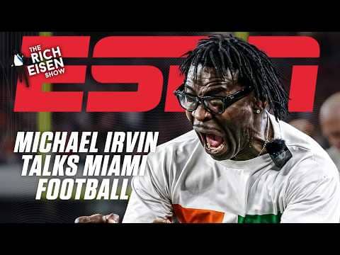 Michael Irvin details his Miami sideline antics & says he 'can't sit still' | The Rich Eisen Show