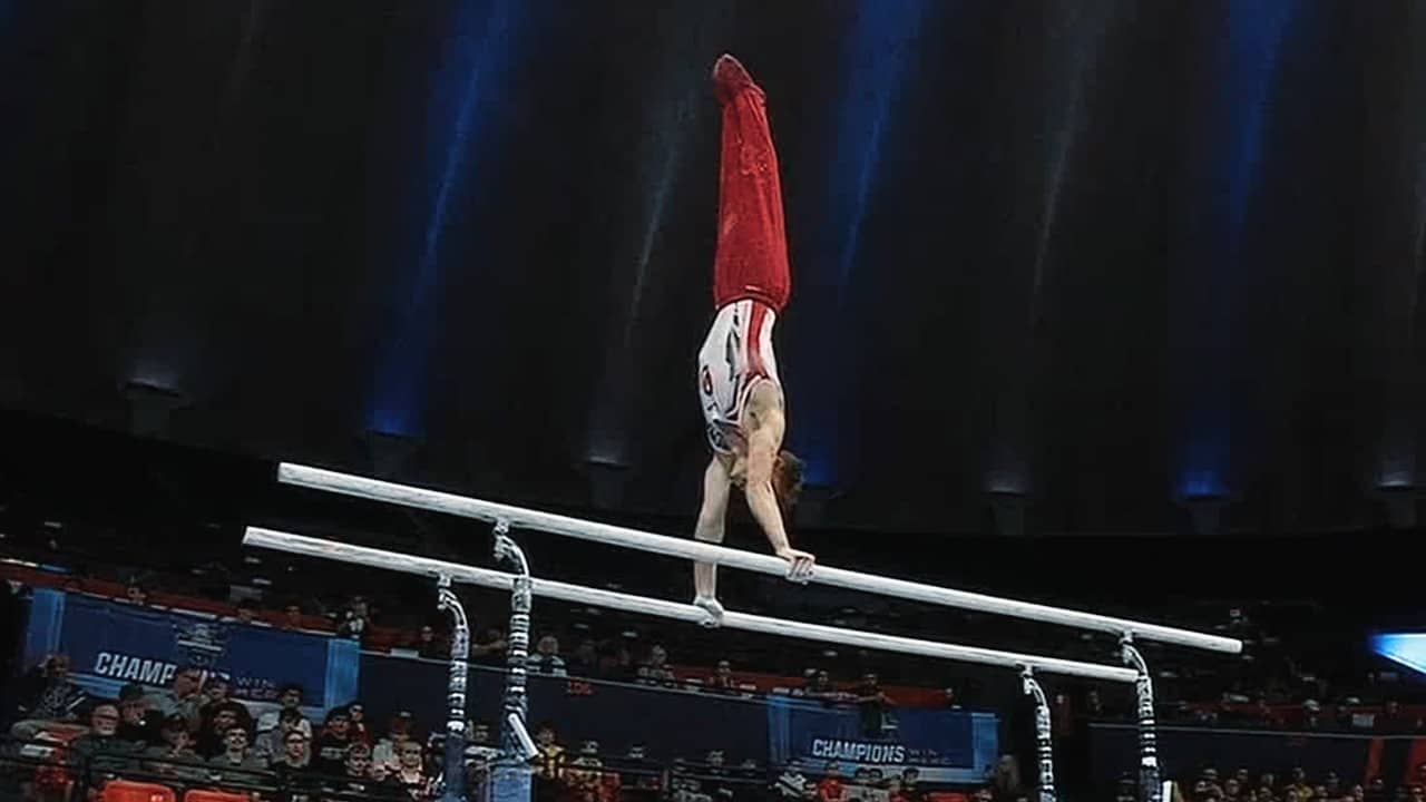Nathan Roman - Parallel bars champion at 2026 men's gymnastics championships