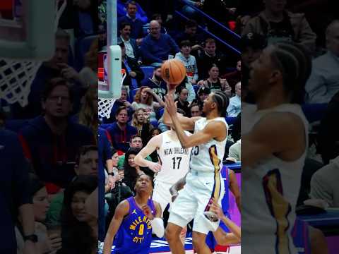 Derik Queen ➡️ Trey Murphy III 360° ALLEY-OOP #pelicans #nuggets #shorts