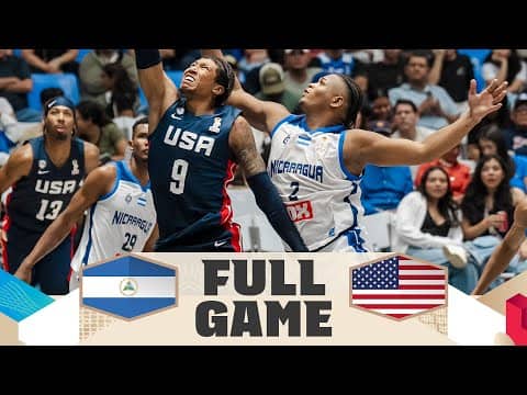 LIVE - Nicaragua v USA | FIBA Basketball World Cup 2027 Americas Qualifiers