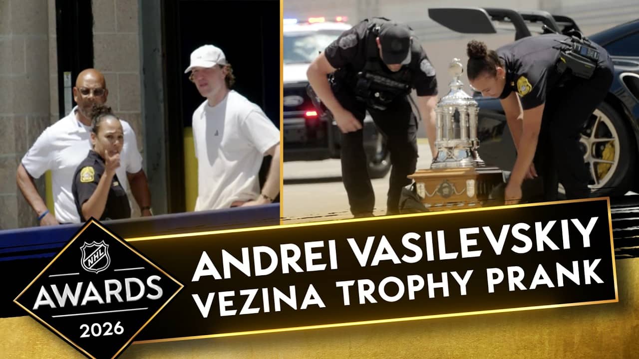 Vasilevskiy surprised with Vezina Trophy
