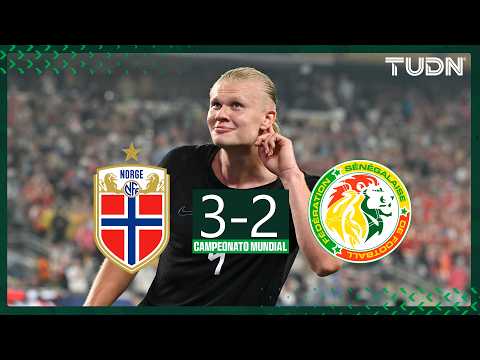 Lluvia de goles entre Noruega y Senegal | TUDN