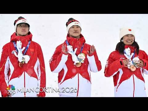 China overcomes crashes to snag bronze in mixed team aerials | Winter Olympics 2026 | NBC Sports