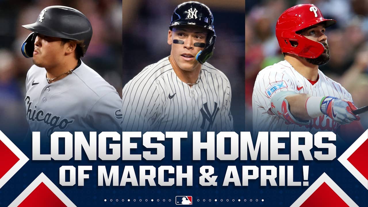 The LONGEST home runs of March & April 2026! 🤯💥 (Ft. Murakami, Trout, Judge, Schwarber, and more!)