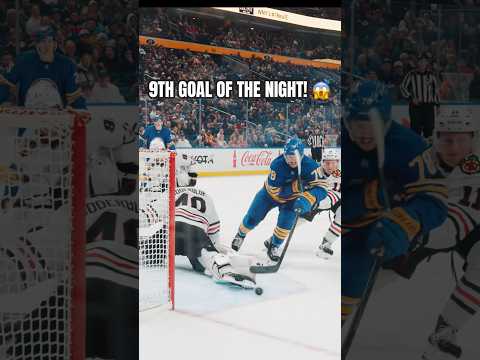 Jacob Bryson scores our NINTH goal! 🤯 #nhl #goals #buffalosabres