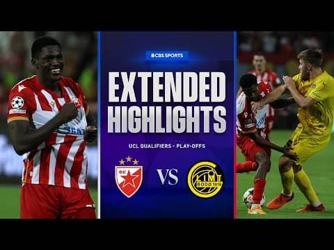 Crvena zvezda vs. Bodø/Glimt: Extended Highlights | UCL Qualifiers - Play-offs | CBS Sports Golazo