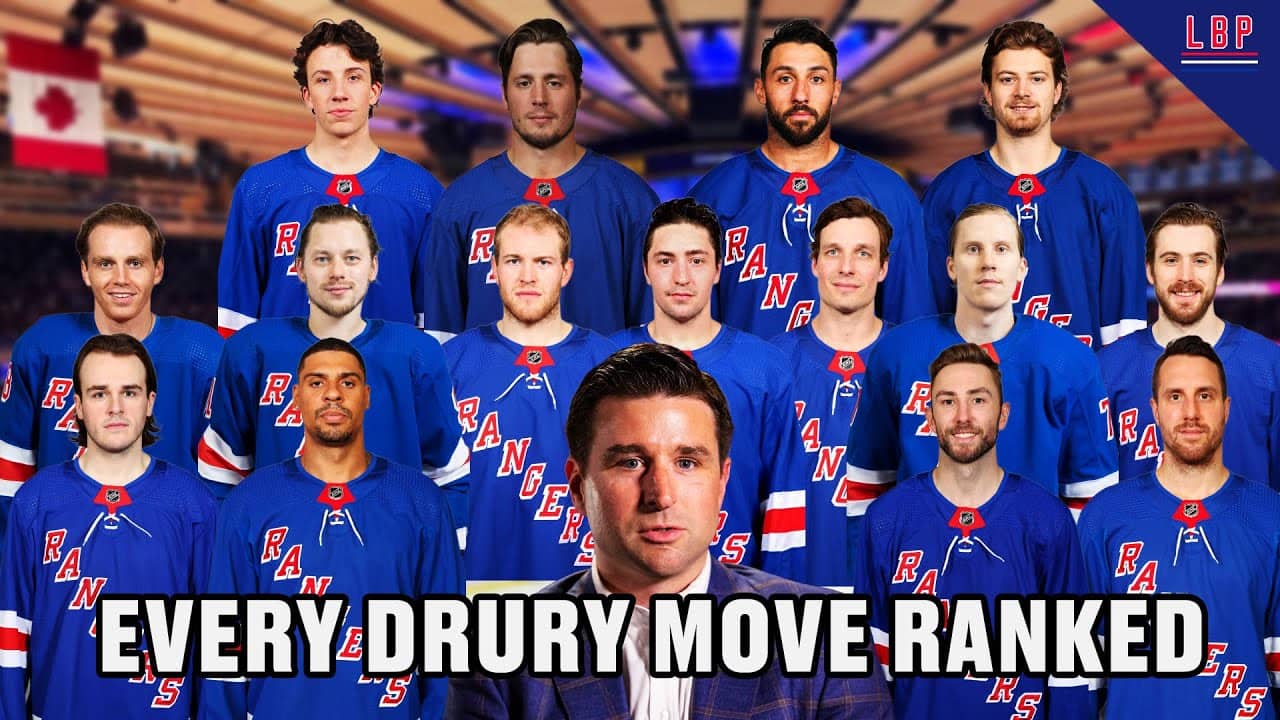 Every major move by Chris Drury as general manager of the New York Rangers, ranked