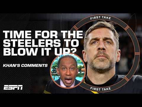Stephen A. GOES IN on Steelers GM Omar Khan ‘Could you PLEASE do your job!’ | First Take