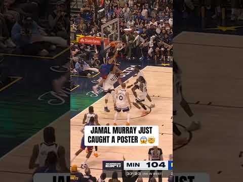 JAMAL MURRAY POSTED OVER GOBERT 🤯