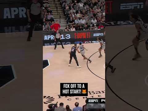 SWIPA IS COOKING 🔥  #spurs #nba #deaaronfox