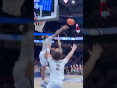 He sent that into the stands 😳#uva #virginia #accbasketball #collegebasketball #basketball #sports