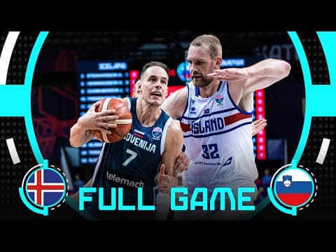 Group Phase | Iceland v Slovenia | Full Basketball Game | FIBA EuroBasket 2025