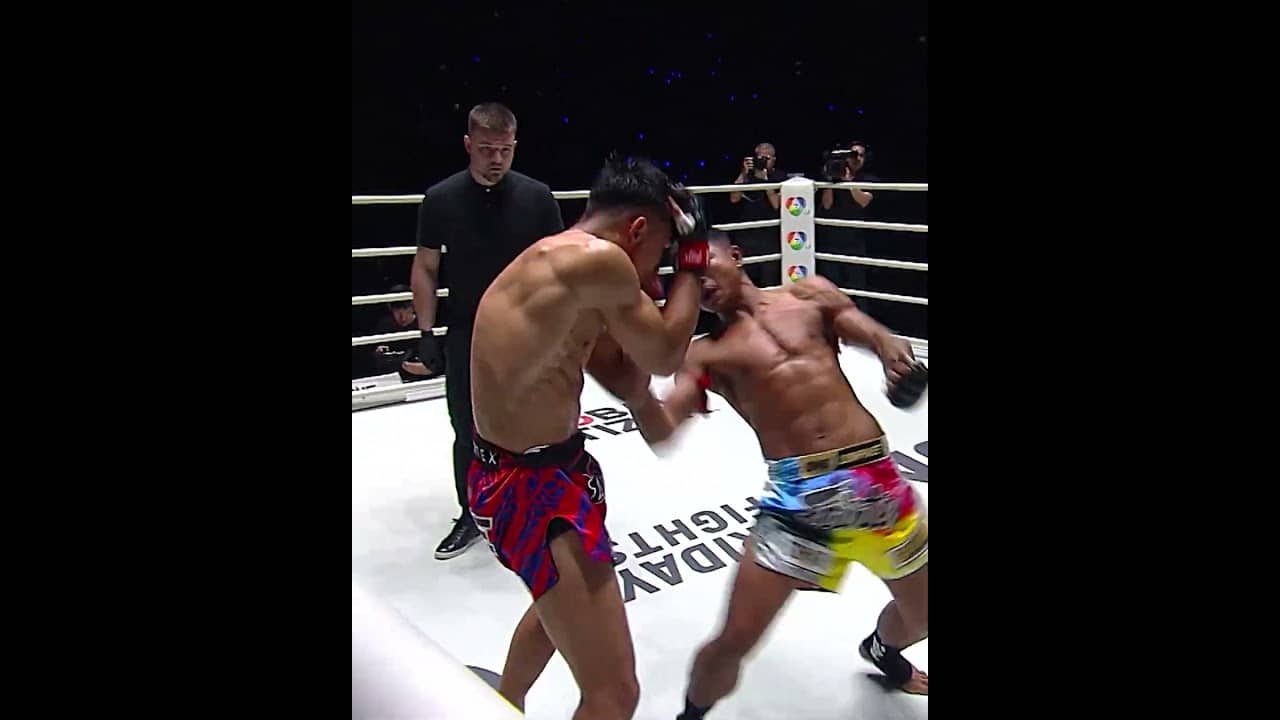 Muay Thai MAYHEM 🔥👊 Johan Ghazali clashes with Shimon at ONE SAMURAI 1!