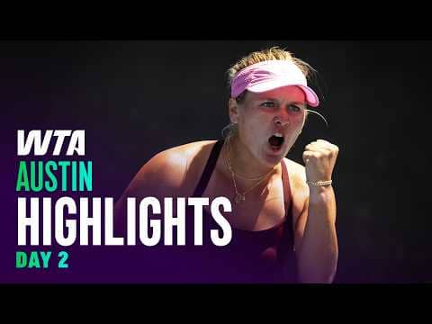 Day 2 in Austin featuring Stearns, Jovic, Krueger and more | WTA Match Highlights