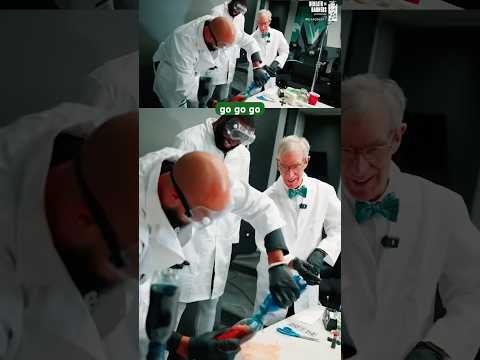 @TheRealBillNye led JB & D-White through science experiments 😂