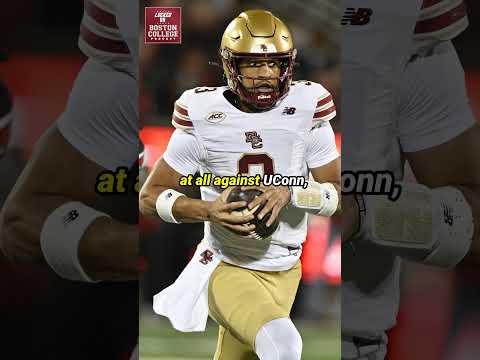 ISSUE: Boston College is missing this KEY part to their offense. #bostoncollege