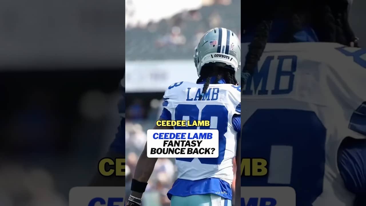 Will CeeDee Lamb bounce back this upcoming season? 🧐 #ceedeelamb #cowboys #nfl #fantasyfootball