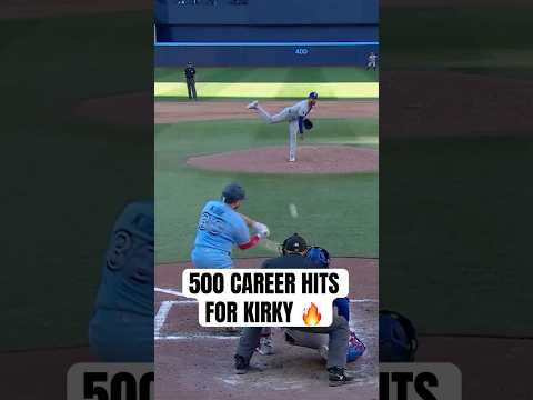 500 career hits and counting for Alejandro Kirk 👏 #MLB #Toronto #BlueJays
